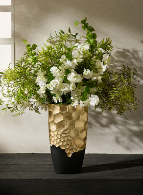 中古氛围感装饰好物进口金属花器