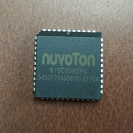 正品 W78E058DPG W78E058 封装PLCC44 嵌入式微控制器芯片 可直拍
