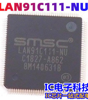 LAN91C111-NU NE LAN91C111-NS 以太网控制器 QFP128 LAN91C111