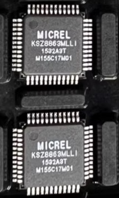 进口正品 KSZ8863MLL KSZ8863MLLI 封装LQFP-48 以太网控制器芯片