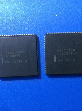 EE80C196MC PLCC84 N80C196MC 微控制器 质量保证 可直拍 正品
