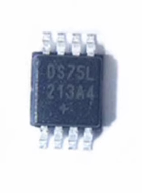 进口正品 DS75LVU+T&R DS75LVU+印字DS75L 封装MSOP8 DS75LVU