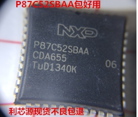 P87C52SBAA P87C52 P87C52S PLCC44  现货可直拍