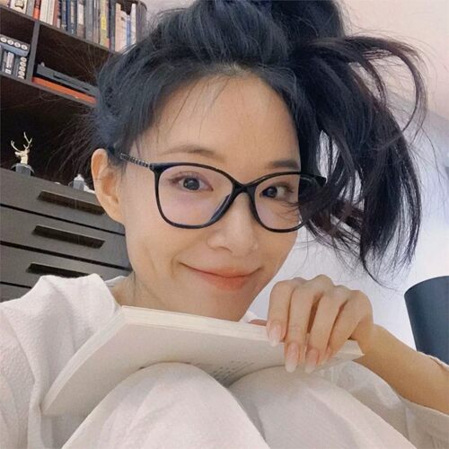 Rare Market/3408高版羊皮编织赵露思同款链条板材全框素颜眼镜框