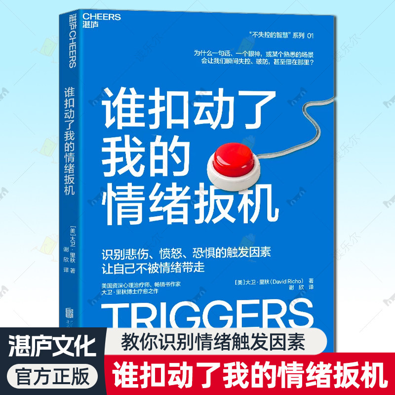 谁扣动了我的情绪扳机大卫里秋著神经科学正念情绪自救指南拆解愤怒焦虑失控根源高敏感人群原生家庭亲密关系职场情绪管理心理自助
