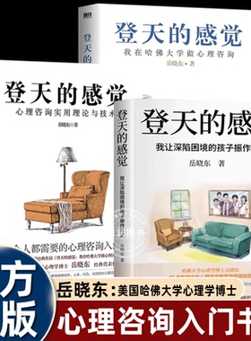 全套3册岳晓东正版登天的感觉岳晓东我让深陷困境的孩子振作起来爱好者心理咨询基础入门书籍培训机构推荐激励青少年必读畅销读物