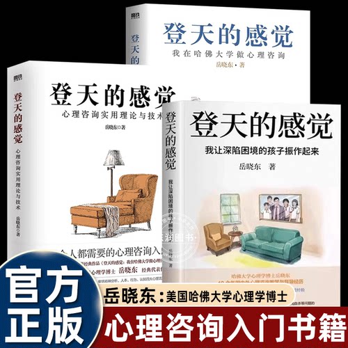 全套3册岳晓东正版登天的感觉岳晓东我让深陷困境的孩子振作起来爱好者心理咨询基础入门书籍培训机构推荐激励青少年必读畅销读物
