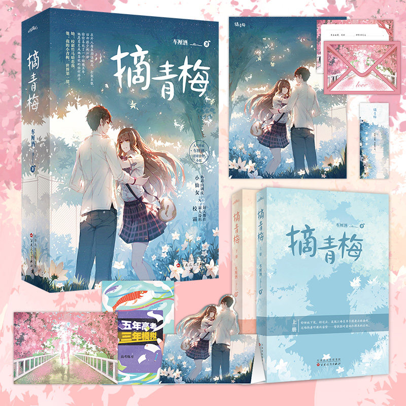 摘青梅（上下册）车厘酒甜萌治愈小说，外乖内调皮小仙女x每天都在崩人设的校霸