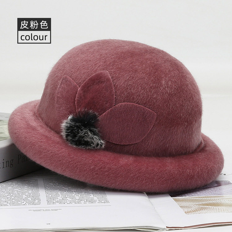 时尚中老年人帽子女秋冬天加绒加厚保暖奶奶棉帽冬季妈妈卷边盆帽