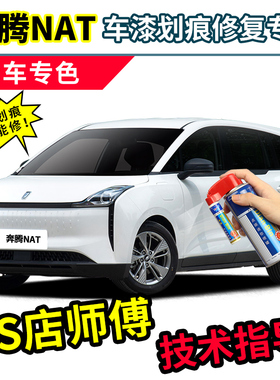 奔腾nat补漆笔北极白pro汽车漆划痕修复神器富勒银灰色白色自喷漆