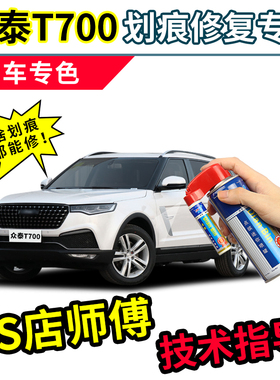 众泰T700补漆笔安卡拉白色车漆划痕修复神器珍珠白墨玉黑色自喷漆