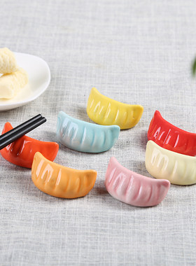 筷架德化筷子托陶瓷水饺