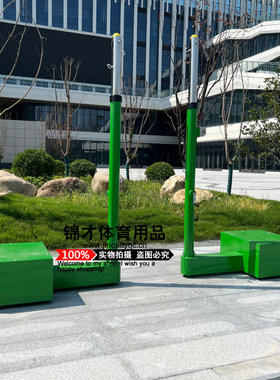 不锈钢排球柱移动式手摇排球架