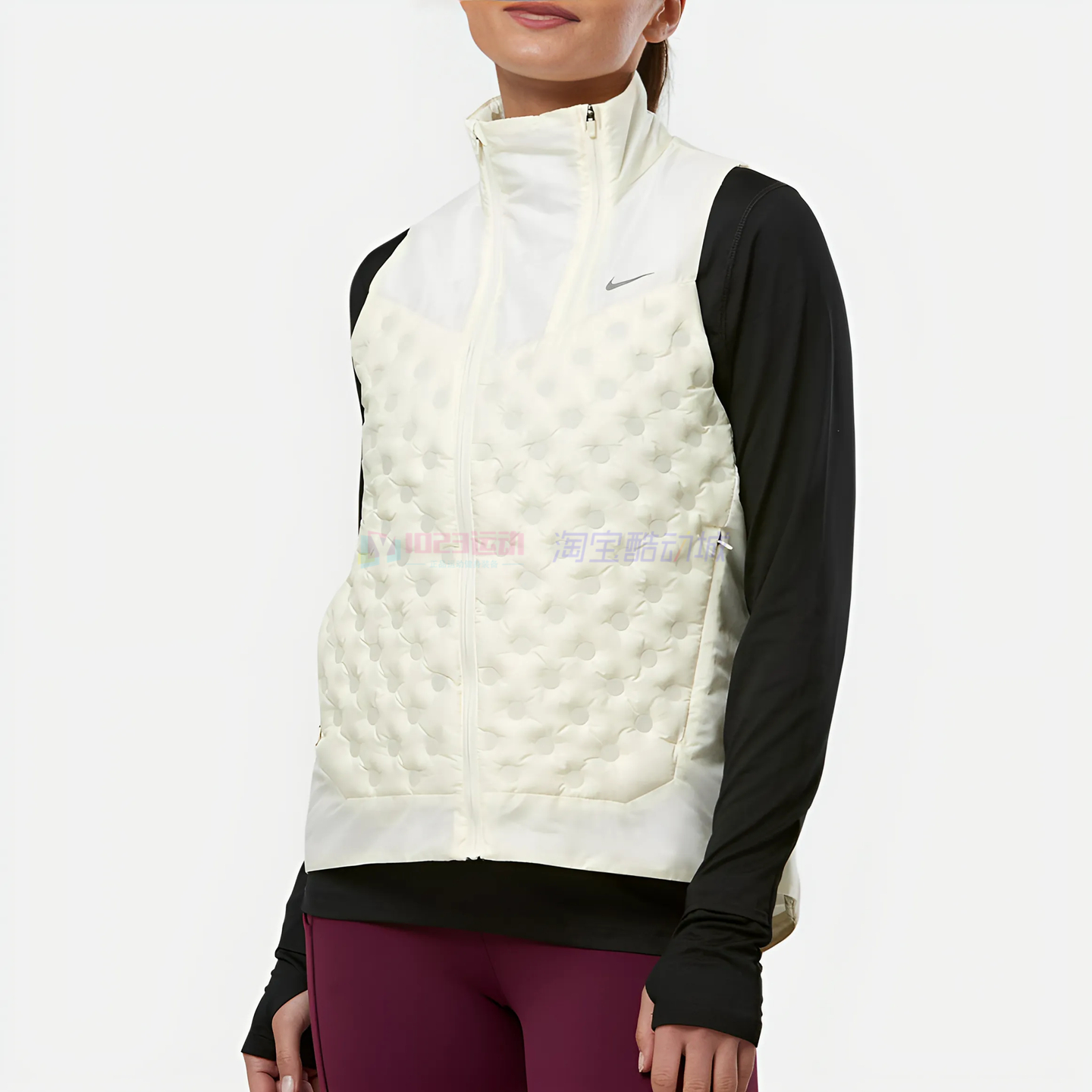 耐克轻薄保暖跑步运动羽绒马甲