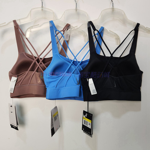 耐克女子一体罩杯健身运动内衣