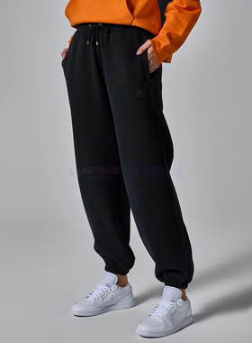 酷动城Jordan Flight Fleece女子加绒保暖宽松休闲运动长裤FB5114