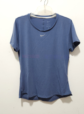 酷动城 NIKE女子跑步健身训练透气速干短袖运动T恤DD0619 DD0627