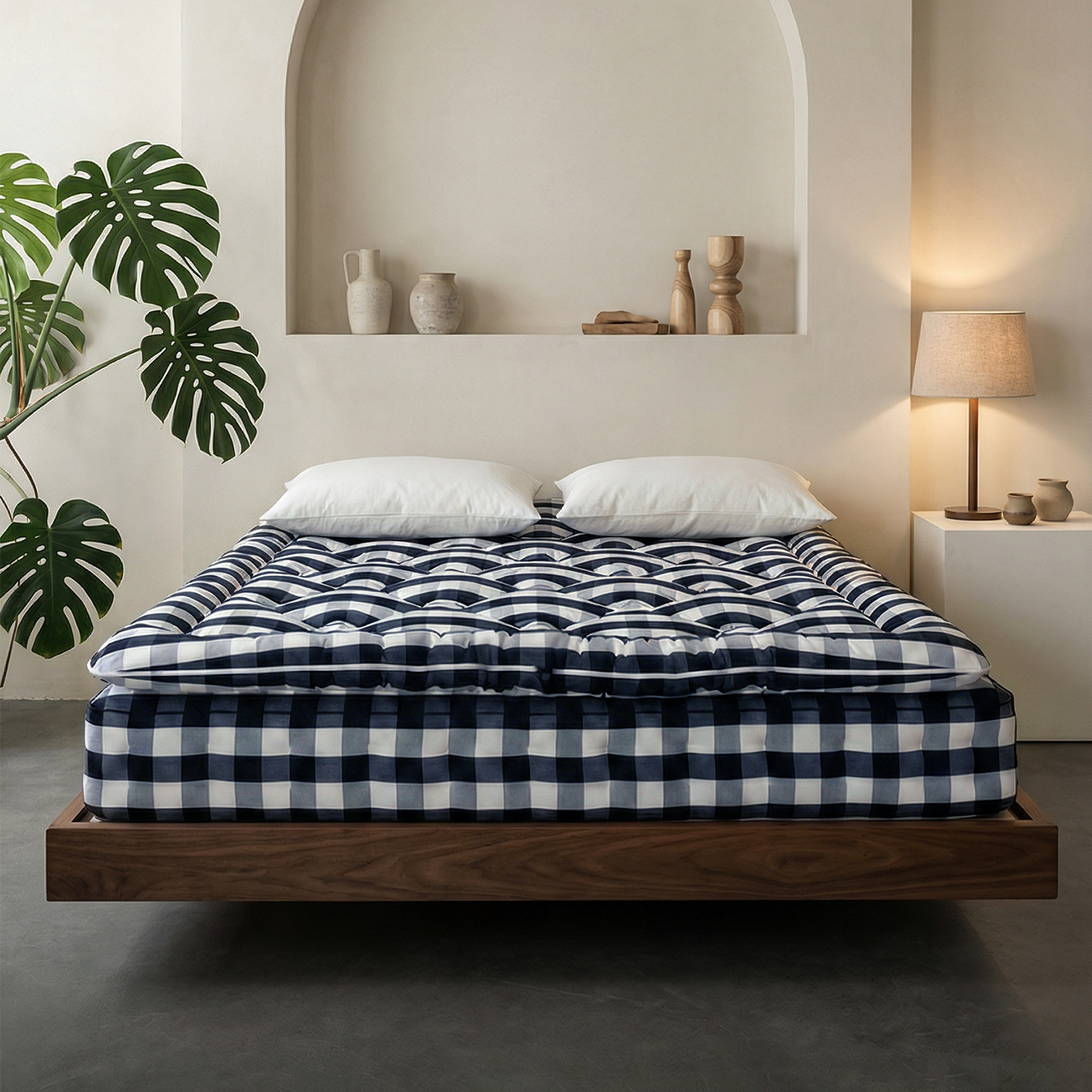 纯天然羊毛马尾毛手工无胶水独立袋弹簧静音床垫环保透气抑菌