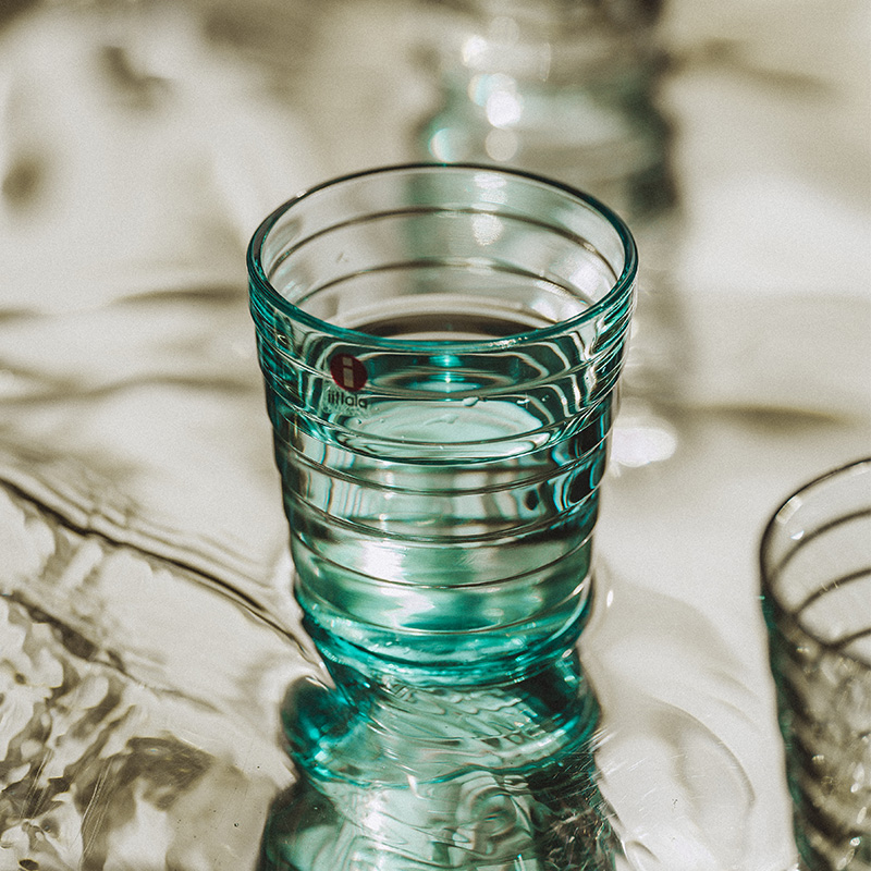 iittala水杯餐厅玻璃水晶涟漪