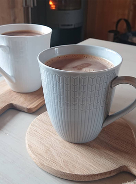 瑞典Rorstrand 格蕾丝系列家用陶瓷马克杯碗盘简约 进口日本早餐