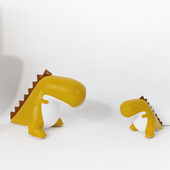 新年 礼品实用高档客户 儿童生日礼物zuny河马摆件创意现代简约