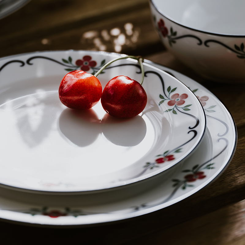 瑞典Rorstrand平盘陶瓷小花系列