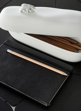 泰国qualy北极熊冰山文具收纳盒 创意可爱高颜值大容量浴室梳妆台