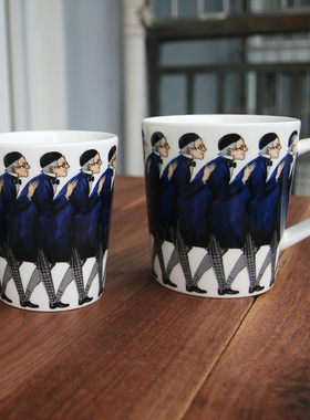 北欧简约瑞典Elsa Beskow马克杯 水杯咖啡杯 Design House茶杯子