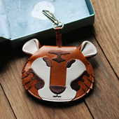 新年情人礼物台湾Zuny可爱动物便携钥匙包 蓝牙盒防摔保护套软壳