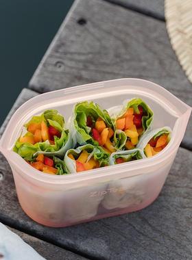 美国ZIPTOP饭盒可站立硅胶铂金袋保鲜袋食品级冰箱冷冻收纳厨房袋