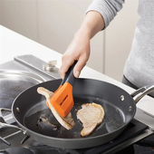 Joseph厨房食品硅胶夹子耐高温 煎牛排烤肉烧烤夹 面包烤箱烘焙夹
