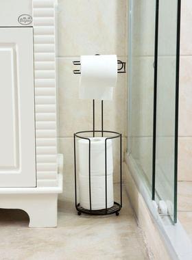 Floor type toilet paper holder, toilet roll paper rack, toil