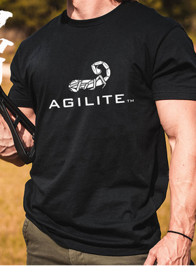 夏季新品 蝎子防务 以色列AGILITE 印花短袖T恤 硬汉男装