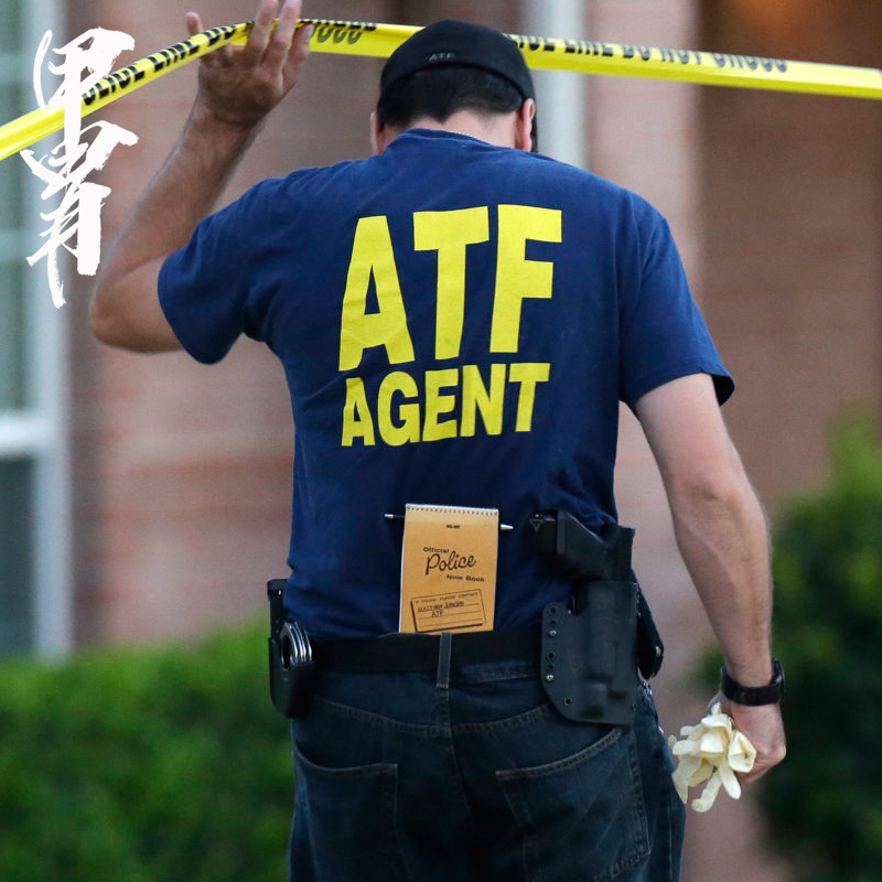 圆领探员恤火器管理局纯棉