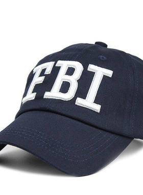 美式探员sheriff治安官棒球帽男女款鸭舌帽FBI游戏真人CS帽子潮