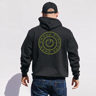 秋冬新品 全球安保系列GBRS靶心款 连帽卫衣 帽衫 硬汉男装