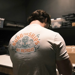 夏季新品 军事风 GBRS防务海底章鱼 圆领短袖T恤 硬汉服装