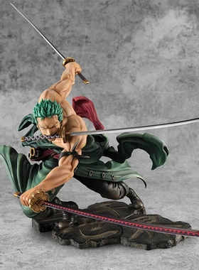 索隆手办海贼王三千世界模型摆件周边男生日礼物三刀流阿修罗动漫