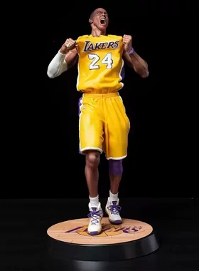 篮球明星NBA湖人队手办摆件科比胜利呐喊1/6雕像手办模型男生礼物