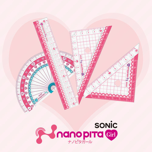 日本sonic索尼克直尺蕾丝防滑
