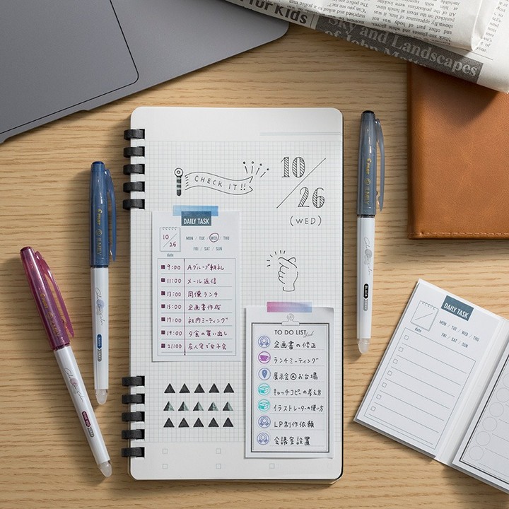 日本百乐擦除变色中性笔