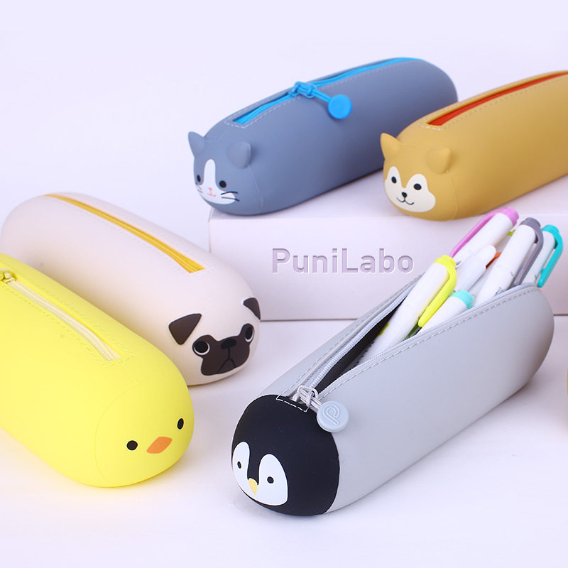 日本喜利硅胶笔袋Lihit LAB小学生软质文具盒PuniLabo创意铅笔盒,文具电教/文化用品/商务用品,笔袋,淘宝优惠券,粉丝福利购,淘宝优惠卷