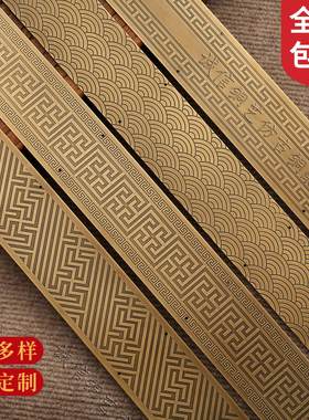 仿古大门包边护角纯铜压条包角