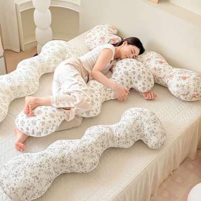 冰丝长条抱枕女生睡觉夹腿侧睡宿舍床上长条枕孕妇抱睡靠枕夏季