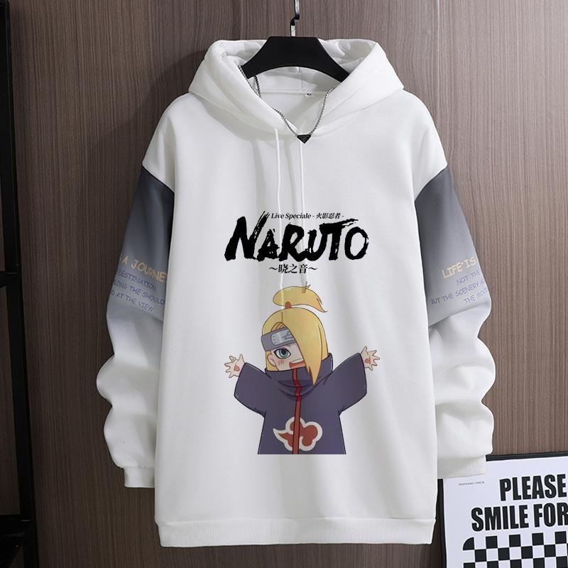 火影忍者衣服薄款连帽学生卫衣宽松休闲青少年新款潮流长袖外套