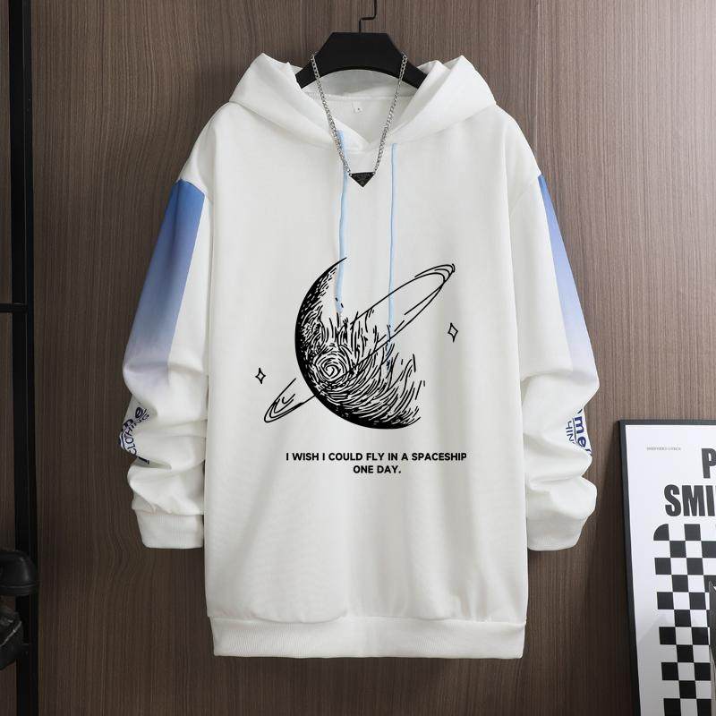 春秋连帽新款宽松带帽卫衣