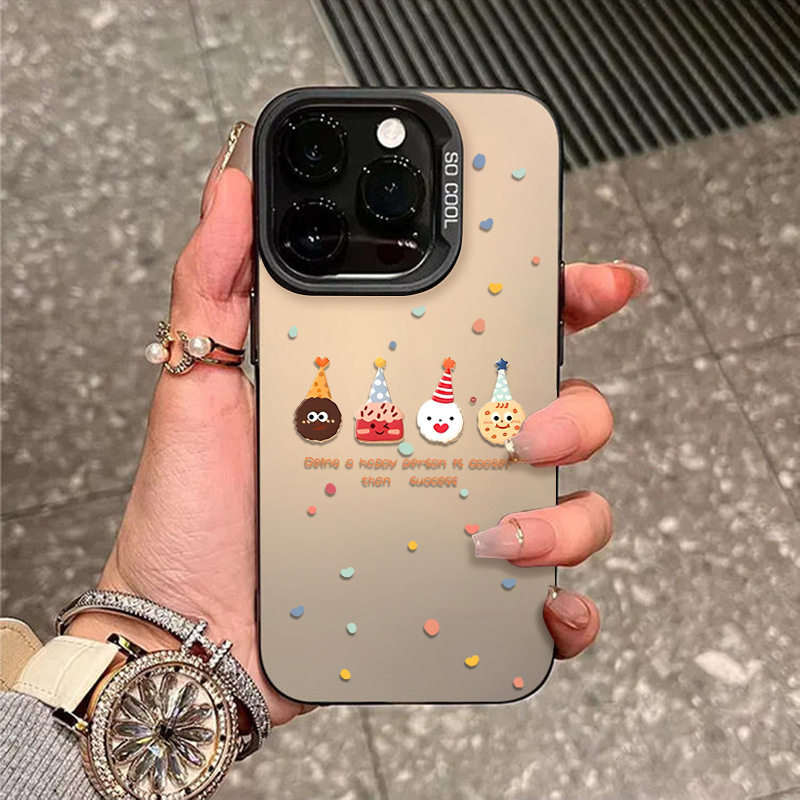 饼干小人适用苹果17air手机壳iPhone16promax新款15plus可爱14pm简约13mini卡通12情侣11创意xs男女xr/7/8