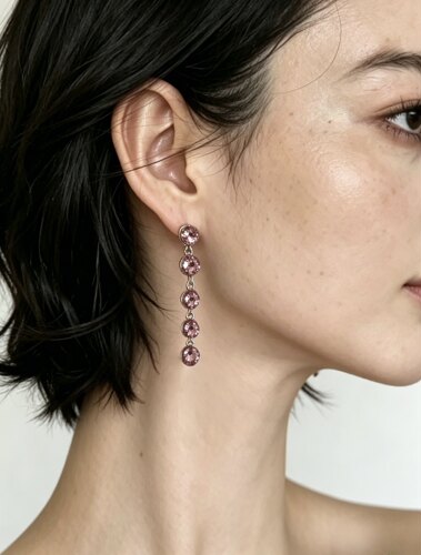 Atelier Koa  韩代闪钻吊坠晚宴耳环