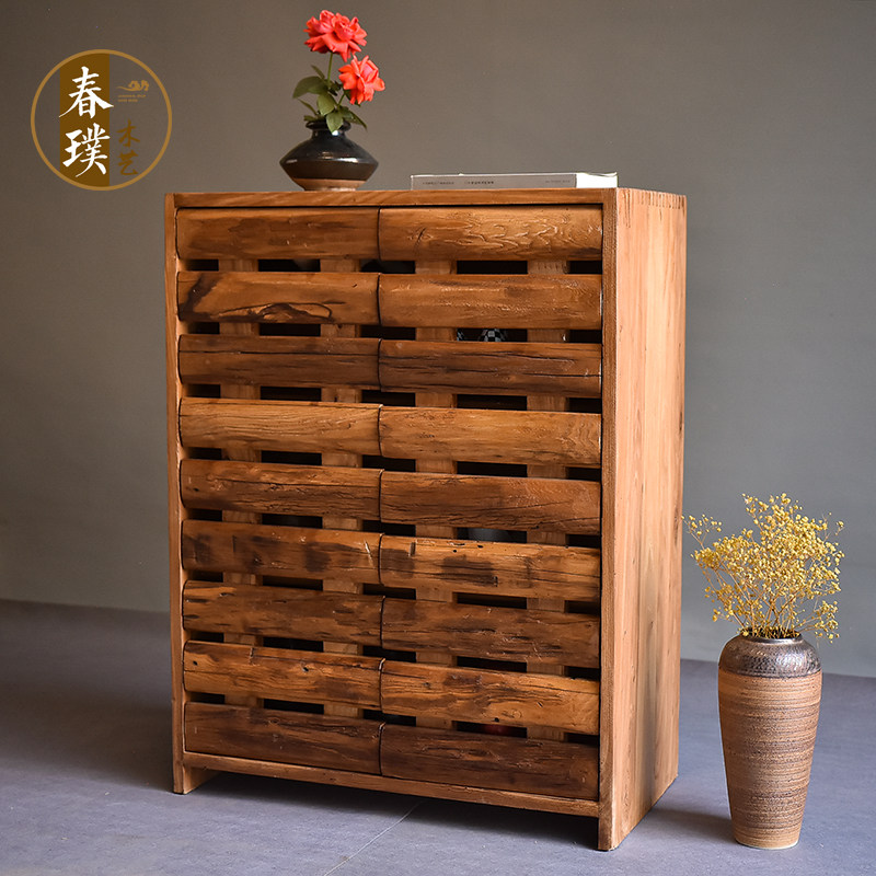 春璞中式复古鞋柜入户玄关柜
