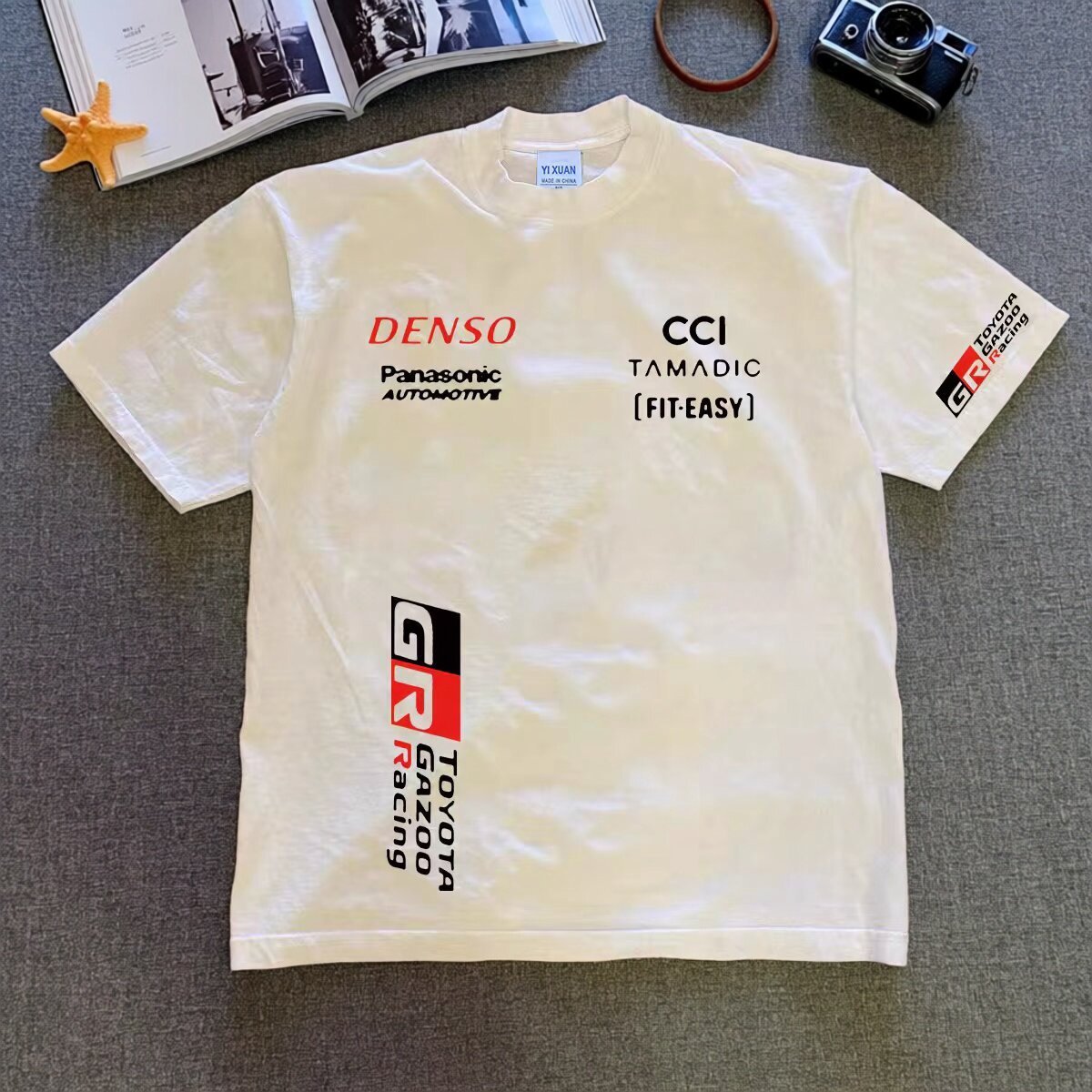 vintage美式短袖T恤男款潮牌字母2025夏季新款宽松纯棉痞帅上衣服